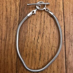 .925 sterling silver snake chain bracelet